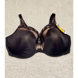 New‎ Olga Black GF7961A Cloud 9 Underwire with Lift Bra 44DD MSRP $44